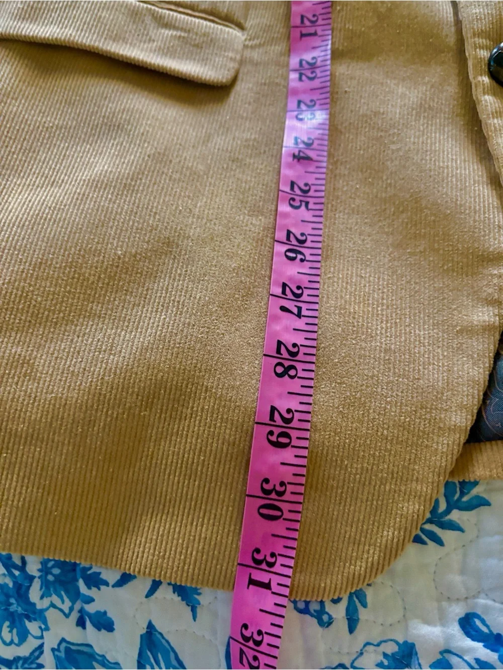 Lauren Ralph Lauren Camel Corduroy Sport Blazer Jacket Size 42R